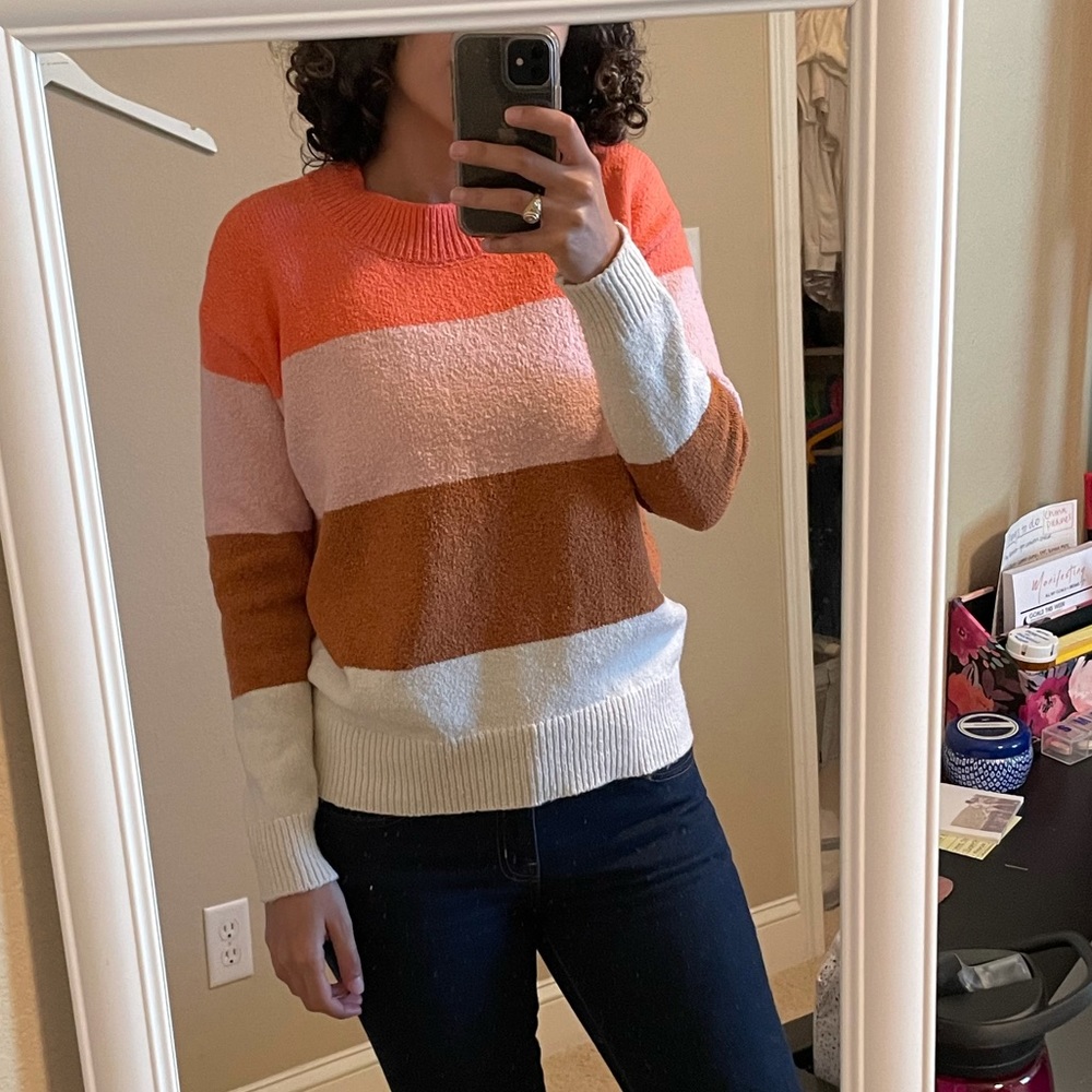 Old Navy Color Block Sweater
